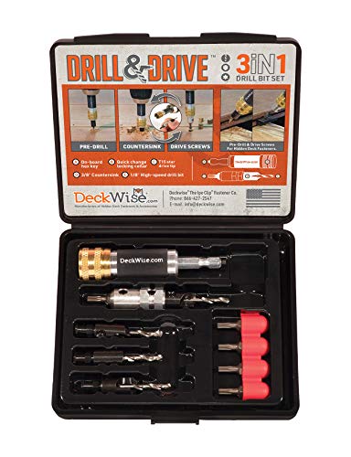 DeckWise Drill & Drive Tool for Pre-Drilling, Countersinking & Driving