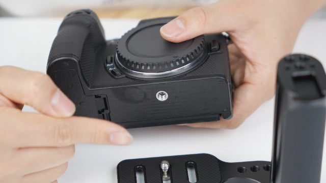 Universal Camera 2nd L-Type Bracket Holder with Side Handle Grip