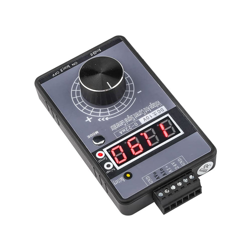 [Australia - AusPower] - Fasizi Handheld with High Precision, Positive and Negative, Voltage 0-10V 5V + Current 0-4-20mA Signal Generator Calibrator Analog Source 