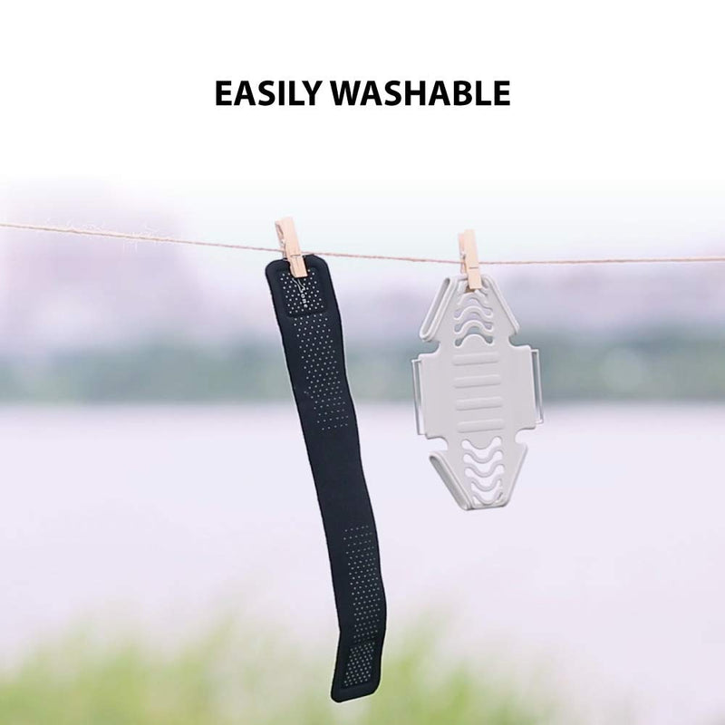 [Australia - AusPower] - 【Bone】 Run Tie Running Armband Phone Holder for Apple iPhone 14 13 12 11 Pro Max Mini XS XR X 8 7 Samsung Galaxy S10 S9 S8 Smartphone, Phone Size 4-6.7" (Black/Arm Size 9.8-15.7") L Arm Size (9.8-15.7 inches) Black 