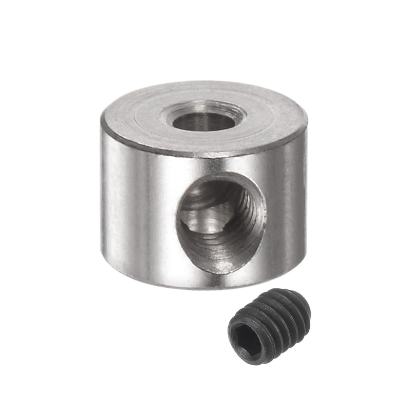 [Australia - AusPower] - uxcell 10pcs Set Screw Collars 2.05mm Bore Shaft Collars, 7mm OD, 5mm Width, Landing Gear Stopper Wheel Collar 