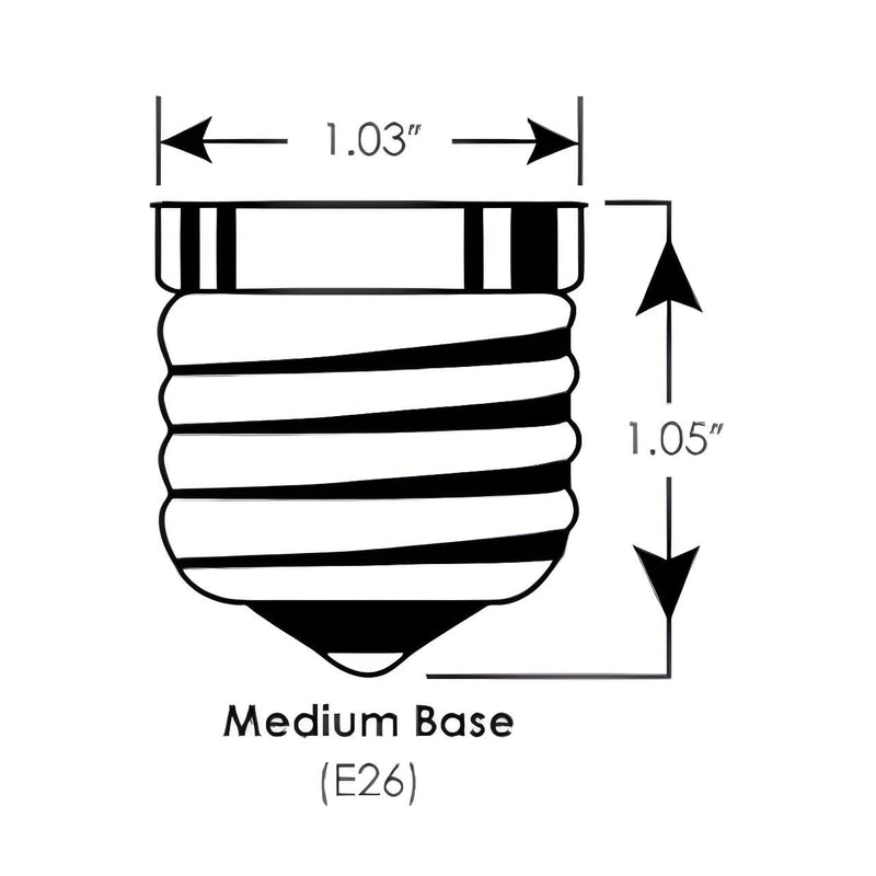 OCS Parts Hatco 02.30.043.00 Specialty Light Bulbs for Commercial Heat Warmers | 10-Pack | 60W E25 Torpedo Shape PFTE Coated High Temp Shatter Resistant Specialty Consumer Lamps