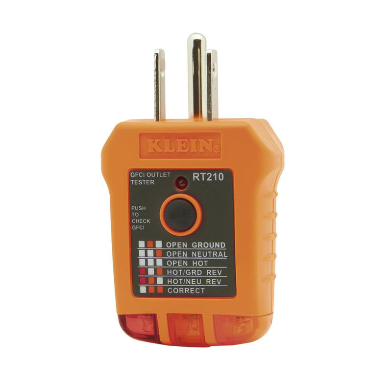 Klein Tools NCVT1XTKIT Non-Contact Low Voltage Tester Pen and GFCI Outlet Premium Test Kit, 70V to 1000V AC, Detects Common Wiring Problems