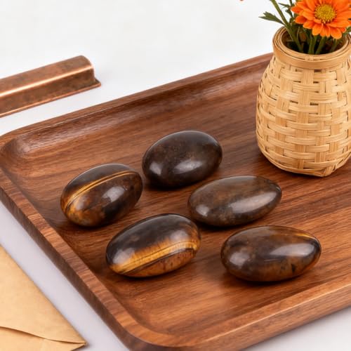 1pc Natural Multi-Material Uni Egg - Anxiety Relief Meditation Reiki Balancing Easter Decor, Crystal- for Jewelry Making, Home Decor, Spiritual Practices, Unique Design, Natural Stone Bead 04