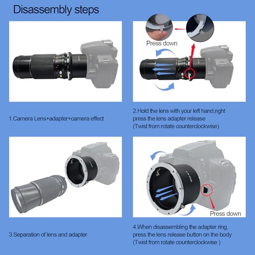 Compatible with M645 (M645) Mount Lenses to Niko Z-Mount Mirrorless Camera Bodies,M645 to Niko/Z Lens Adapter for Camera Mamiya 645 to Nikon/Z Lens adapter