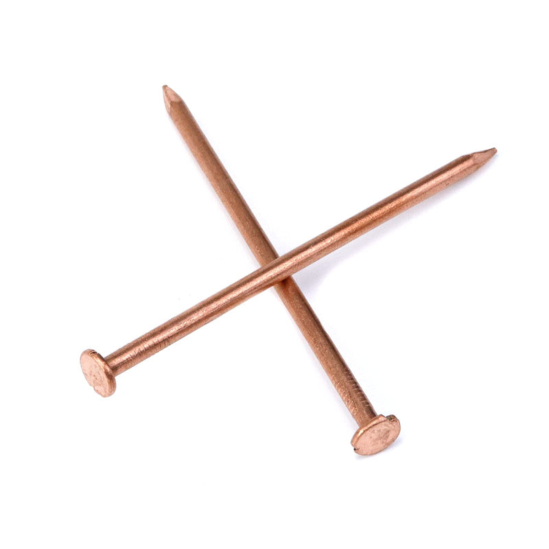 [Australia - AusPower] - MY MIRONEY 10 Pack 4 Inch Copper Nails Solid Copper Nail Spikes for Slating & Roofing 4" 