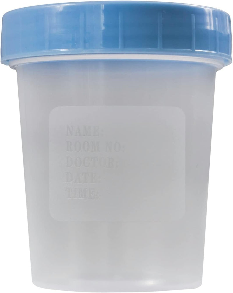 [Australia - AusPower] - Specimen Cups with Leak Proof Screw on Lids - 4oz Clear Non-Sterile Urine Sample Jars - Containers for Safe Pee, Stool, Semen Sample Collection for Testing (10) 10 