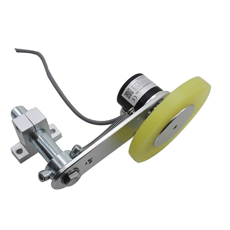 [Australia - AusPower] - 2PCS Industrial Encoder Meter Measuring Roller Rubber Wheel Wear-resistant Polyurethane Synchronizer Wheel for Rotary Encoder (Perimeter 200mm(hole diameter 8mm)) Perimeter 200mm(hole diameter 8mm) 