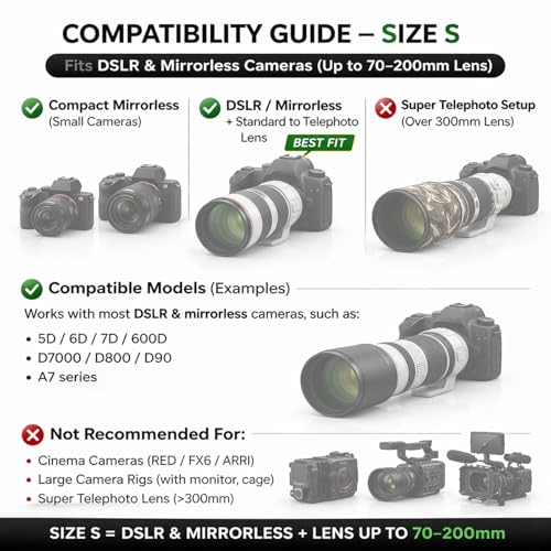 Professional Waterproof Camera Rain Cover for DSLR