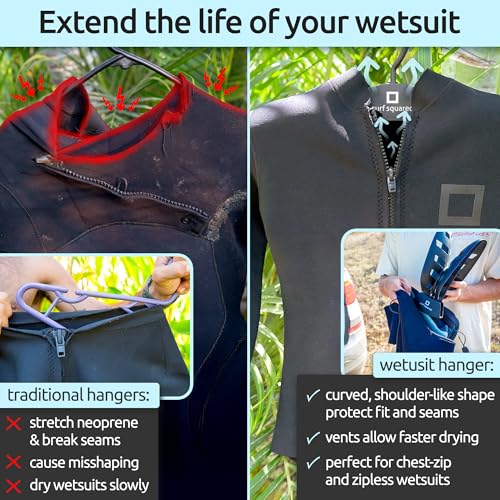 Wetsuit Hanger Drying - Foldable Vented Quick Dry Suit Hanger