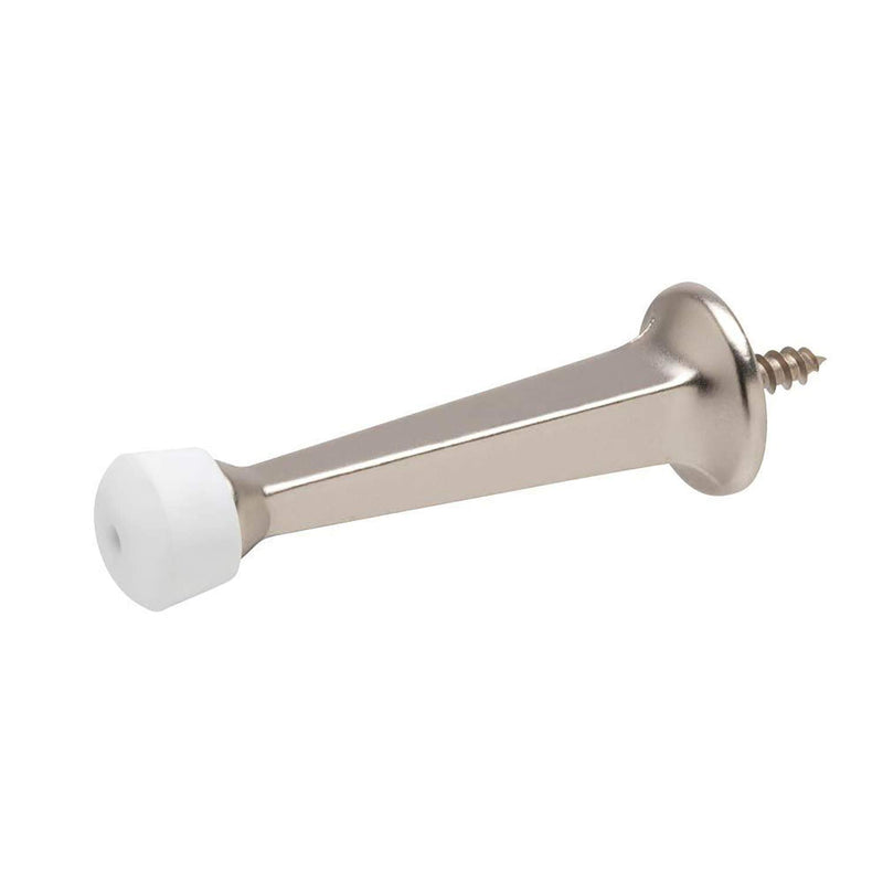 [Australia - AusPower] - Liberty Premium Door Stoppers Metal Solid Rigid Door Stop Brushed 3" (Satin Nickel, 8 Pack) Satin Nickel 