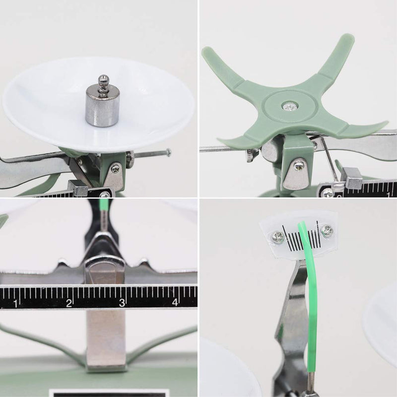[Australia - AusPower] - Lab Mechanical Balance Scale Double Pan Balance Scale Balance Tray Table Mechanical Balance Scale for Laboratory School 