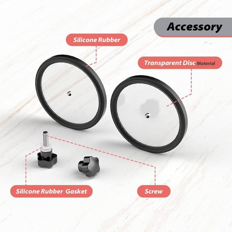 LP Vinyl Record Label Saver Vinyl Record Clean Saver Record Cleaning Protector Waterproof Label Saver Record Cleaner Clamp Care (12", Black) 12"