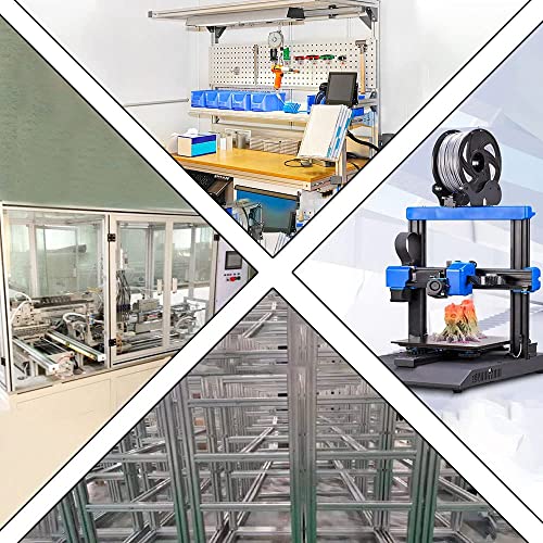 4 Pcs 200mm Aluminum Extrusion V Slot 2040 European Standard Anodized Profile Frame Machine for 3D Printer Parts Linear Rail CNC DIY Equipment, Electrophoresis Black, Black 200mm