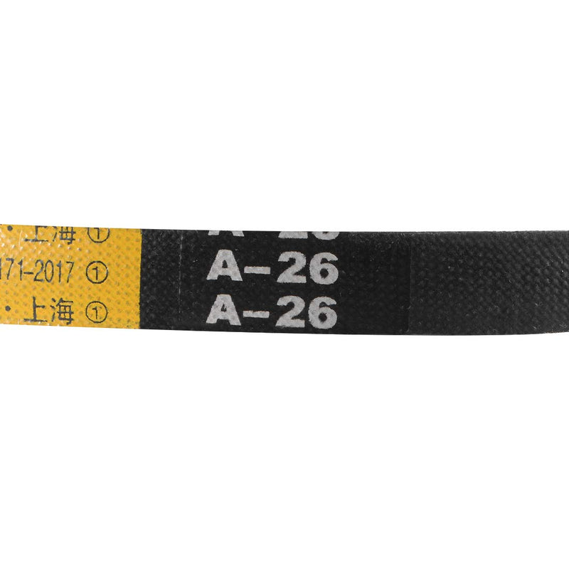 [Australia - AusPower] - uxcell A26 Drive V-Belts 26" Pitch Length 13mm Width 8mm Thick JIS Standard A-Section Rubber Drive Transmission Belt 2pcs 26" 