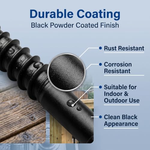 Lakapre black #10 x 1-1/2-inch connector screws for joist hangers and structural wood fastening