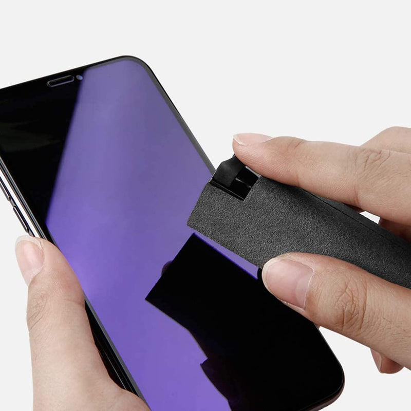 [Australia - AusPower] - YTT Touchscreen Mist Cleaner, Screen Cleaner, for All Phones, Laptop and Tablet Screens,Two in One Spray and Microfiber Cloth (Grey) Grey 