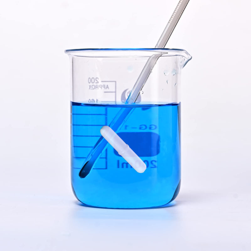 [Australia - AusPower] - 6Pcs PTFE Magnetic Stirrer Mixer Stir Bar, Magnetic Stir Bar 60mm/2.36 inch 