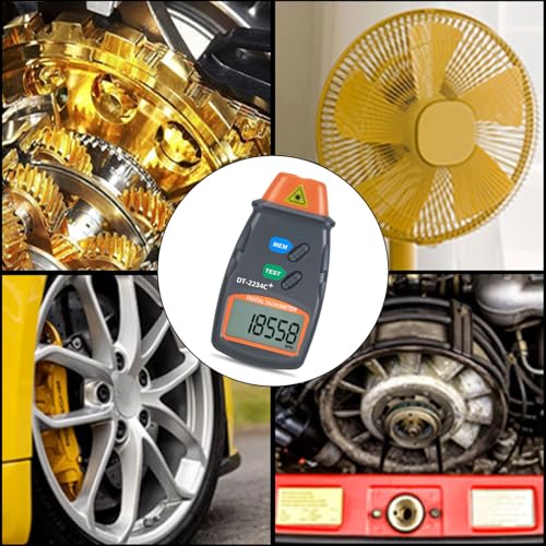 Professional Digital Tachometer with Data Storage Function | Non-contact digital laser photo tachometer