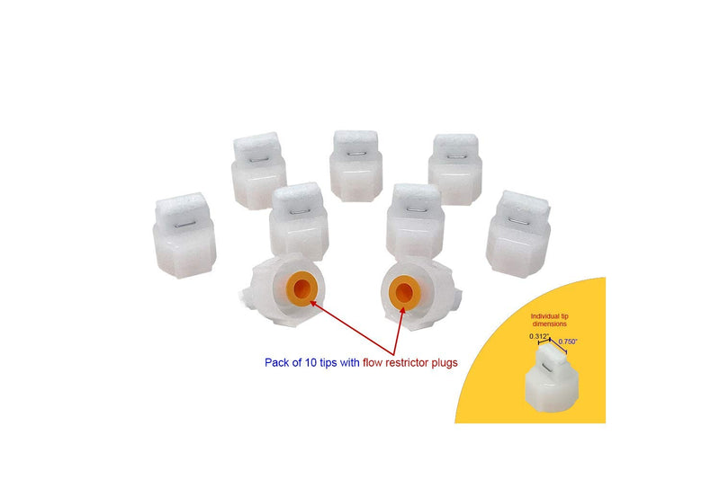 [Australia - AusPower] - Felt Tip Applicator 0.750" x 0.312" with Felt Density of 32oz/sq. Yard (Qty. of 10) 