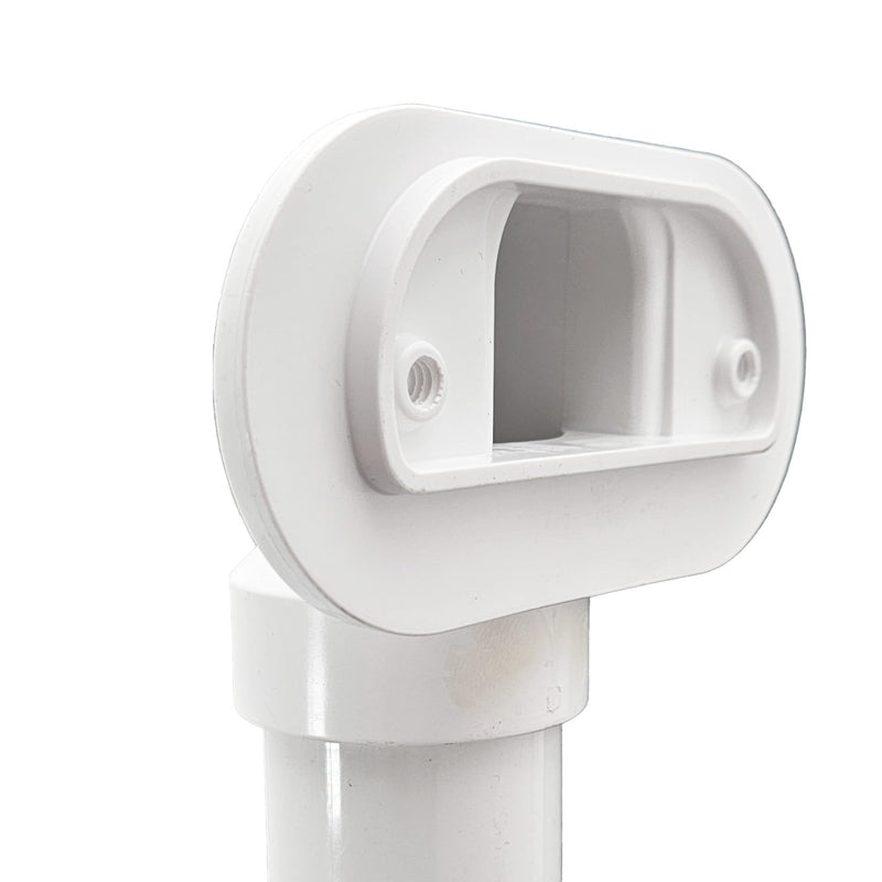 Westbrass D560RK-01 SCH. 40 PVC 1-1/2" Coarse Thread Plumber's Pack Tip-Toe Bathtub Drain Plug with Linear Overflow Faceplate, Tee & Elbows, Polished Brass 1-Pack
