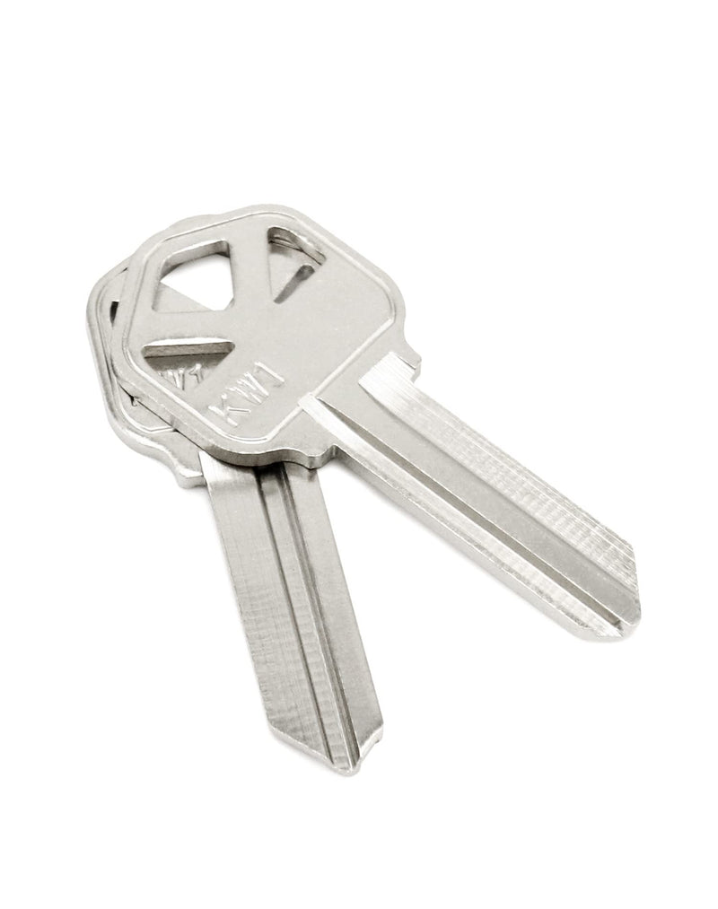 QWORK Blank Key Blanks, Pack of 100 Copper Structures Key Compatible with (KW1) Kwikset, KS1/KWI-1 Keyblank 100 Pack