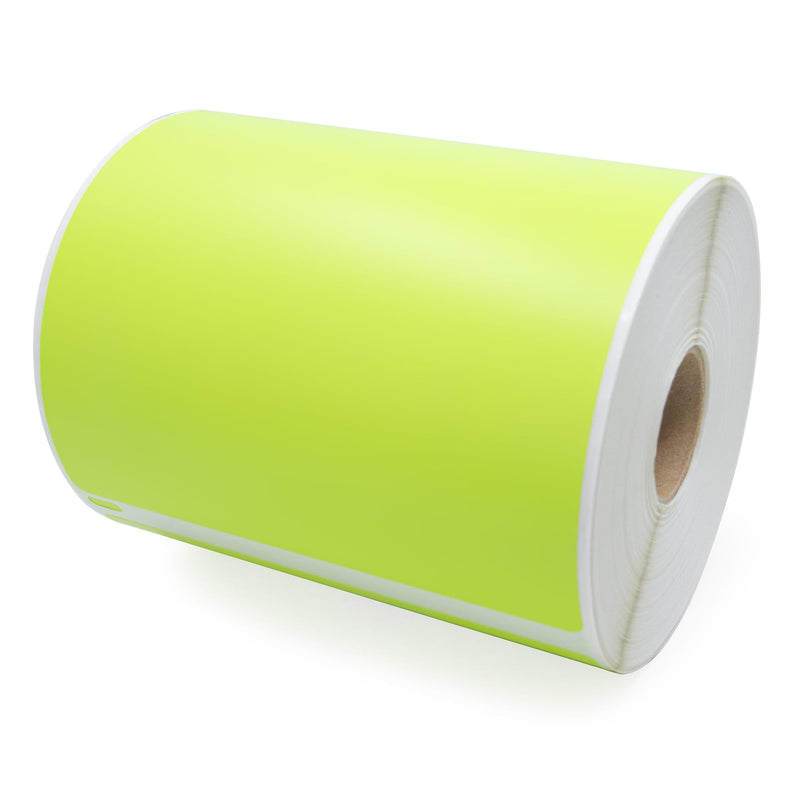 LabelValue LV-1744907G 4 x 6 Green Shipping Labels Compatible with Dymo LabelWriter 4XL - Direct Thermal, 220 Labels per Roll, Permanent Adhesive, Made in USA