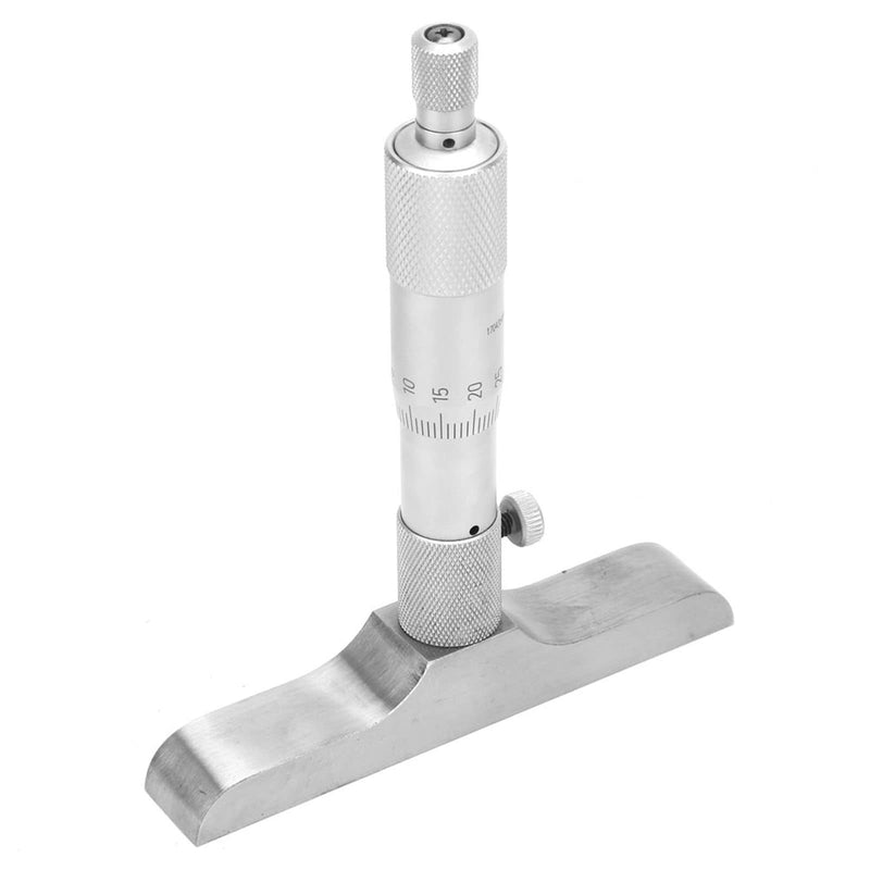 [Australia - AusPower] - High Accuracy Round Head Depth Micrometer Measuring Tool Stainless Steel High Accuracy Round Head Depth Micrometer Measuring Tool 4/6pcs Connecting Rods(6inch) 6inch 
