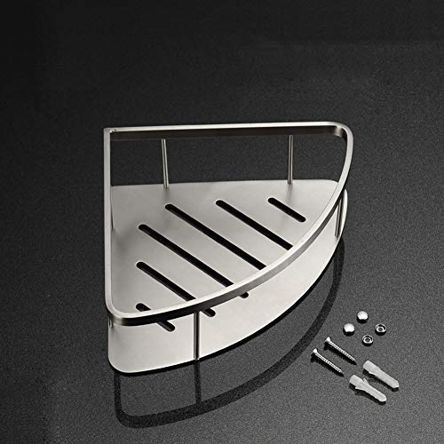 Triangular Corner Shower Caddy - Stainless Steel Rust-Resistant Bathroom Caddy Organizer Shelf