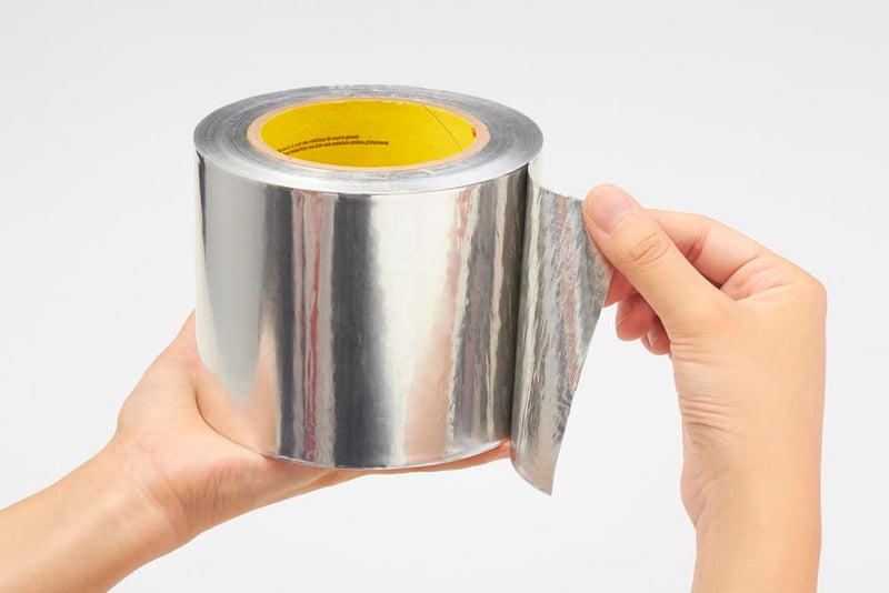 3M 3311 Aluminum Foil Tape, Vapor Resistant, Rubber Adhesive, Suitable for HVAC/Air Duct/Patch Work, Silver, 1 in x 50 yds, 1 Roll 1 Inches 50 Yards