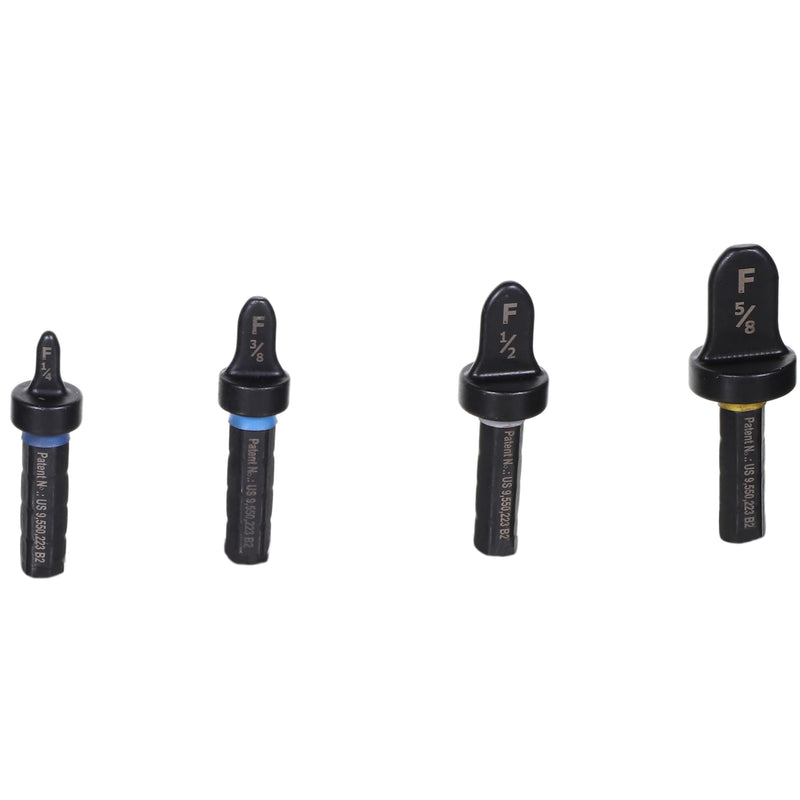 SPIN F4000 4-Piece Drill Bit Flaring Set 1/4, 3/8, 1/2, 5/8-Inch