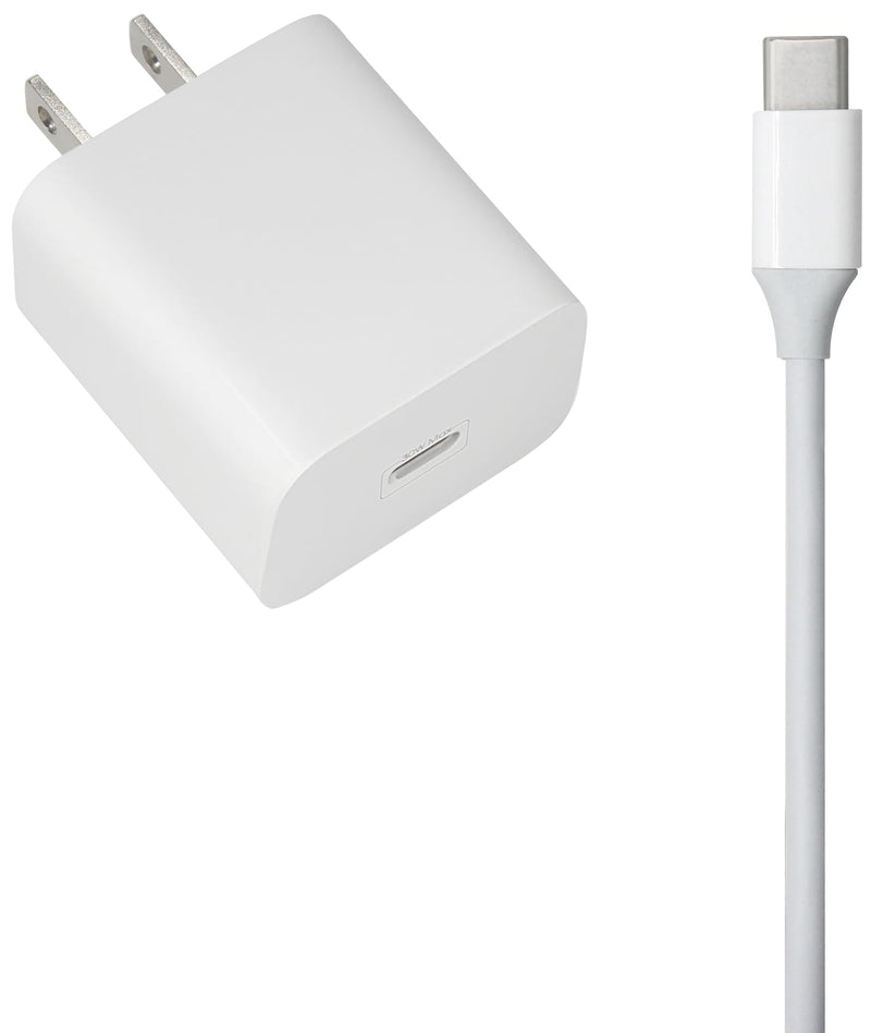 30W USB-C Fast Charger and Cable Compatible with Google Products, Google Pixel Phones, Tablets and Other USB-C Devices (1-Pack - 6-Foot) 1-Pack (6Ft)