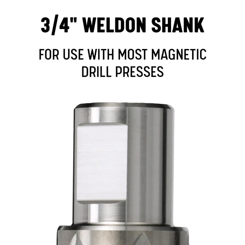 Drill America DWC5-530-213 9/16" X 2" High Speed Steel Annular Cutter, DWC Series 9/16" 2" Depth of Cut