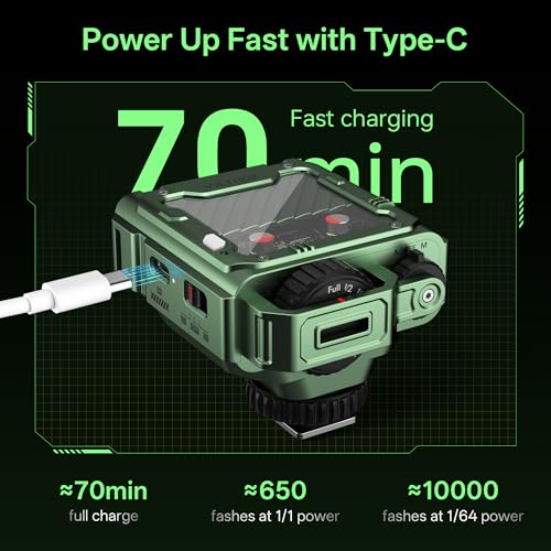 VILTROX Spark Z3-N TTL Camera Flash for Nikon Compact Speedlite Spark Z3-N-Green