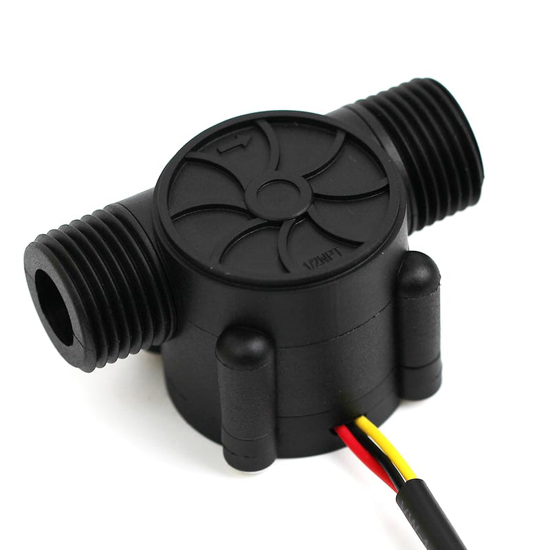 [Australia - AusPower] - G1/2 ’’ Flow Hall Sensor with NPT thread, 1-30L/Min Flow Meter, Flowmeter Counter, Arduino, Raspberry Pi, and Reverse Osmosis Filter Compatible 