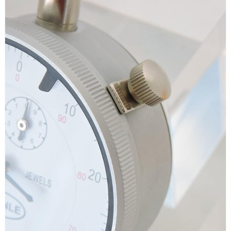 Steinle Dial Gauge 0-10/0.01 mm with Metal Housing and Tolerance Marks