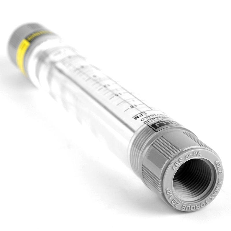 [Australia - AusPower] - Rotameter Flowmeter Plastic Tube for Water Gas Liquid 0.5-5 GPM / 1.8-18 LPM Industrial Pipeline 
