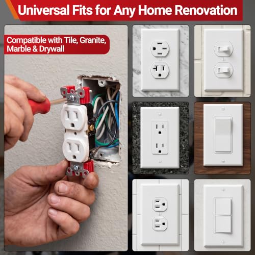 FIMXSD 104-piece outlet spacers and electrical box extender kit with 6-32 screws