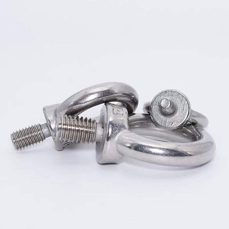 [Australia - AusPower] - Lependor M8 Metric Machinery Lifting Eye Bolt, 304 Stainless Steel Thread Lifting Ring Eyebolt - 8 Pcs M8 (5/16") 8 Pcs M8 (5/16") 