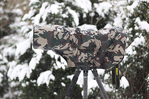 [Australia - AusPower] - ROLANPRO S Size Raincoat for Sony FE 200-600mm F5.6-6.3 G OSS 、300mm f/2.8、400mm f/4、200mm f/2 Lens use etc.- #Army Green Waterproof 