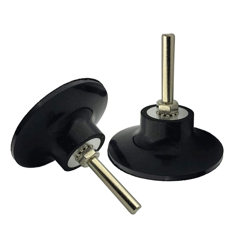 [Australia - AusPower] - 2 Pack 3 Inch Quick Change Disk Pad Holder Adapter Holder with 1/4" Shank Disc Holder, Disc Adapter Roll Lock Disc Holder for Polishing Sanding Surface Preparation 2pcs of 3" 