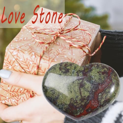 MAIBAOTA 45 mm Dragon Stone Crystals Natural Heart Stone Crystal Gifts Multicolor01
