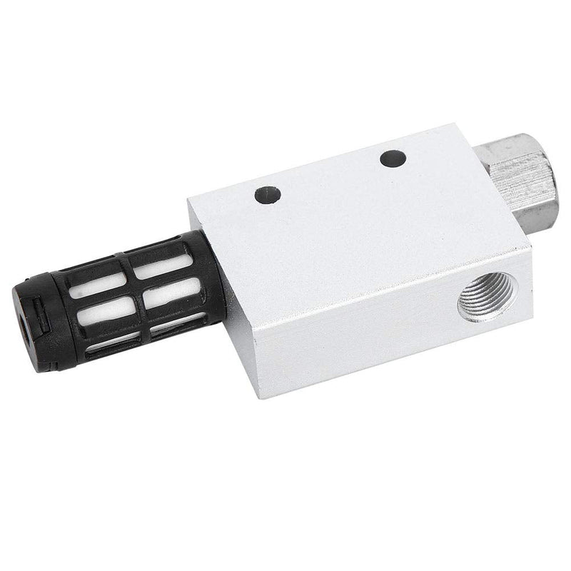 CV-10HS Silencer Vacuum Generator Vacuum Ejector Aluminum Alloy Pneumatic Outlet Valve, 1mm Nozzle Diameter, Large Ventilation