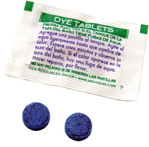 [Australia - AusPower] - Toilet Leak Detecting Tablets - Dye Tablets for Bathroom Leaks - Detect Silent Leaks 