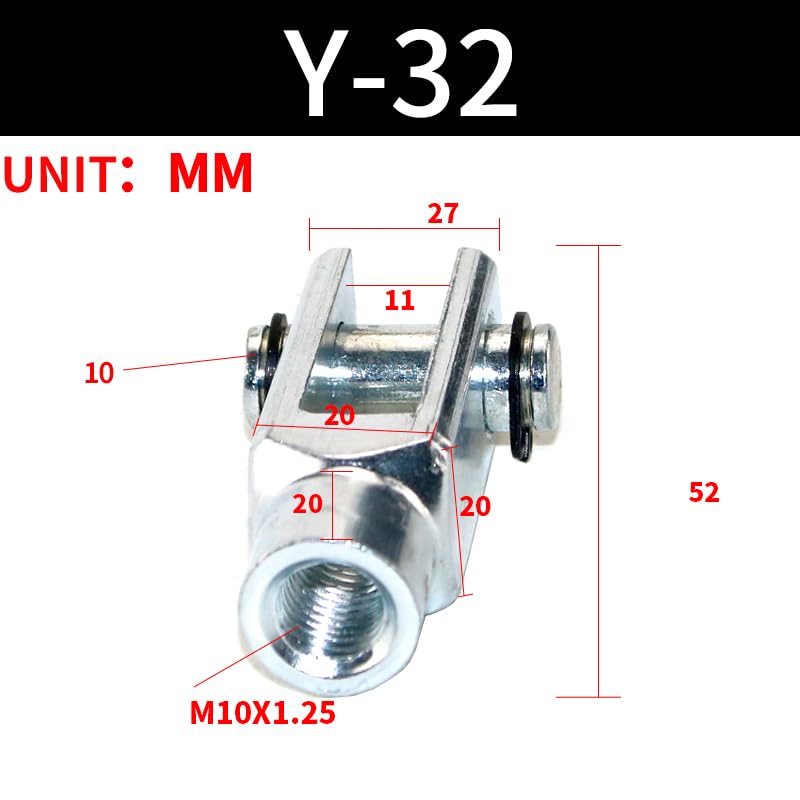 [Australia - AusPower] - SC Cylinder Y-32 MA Connector I Fitting MAL Attachment Connector with Internal Thread 16 20 25 40 50 63 80 100 with Latch 32 