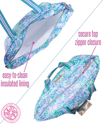 Lilly Pulitzer Insulated Cooler Tote, Soleil It On Me