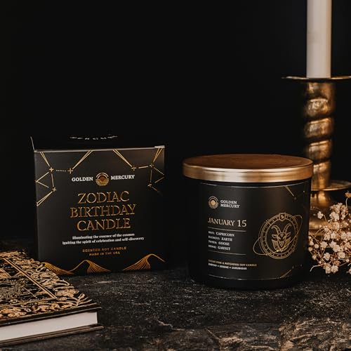 Cancer Zodiac Birthday Candle - July 5th Astrology Soy Candle 0705 - July 5