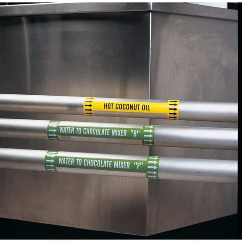 Brady 113117 GlobalMark 100' Length x 1.125" Width, B-595 Vinyl, Yellow Indoor/Outdoor Tape