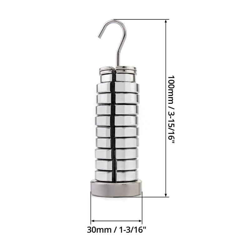 [Australia - AusPower] - QWORK Slotted Weight Set, 13 Weights with Hanger and Case 1 Set 