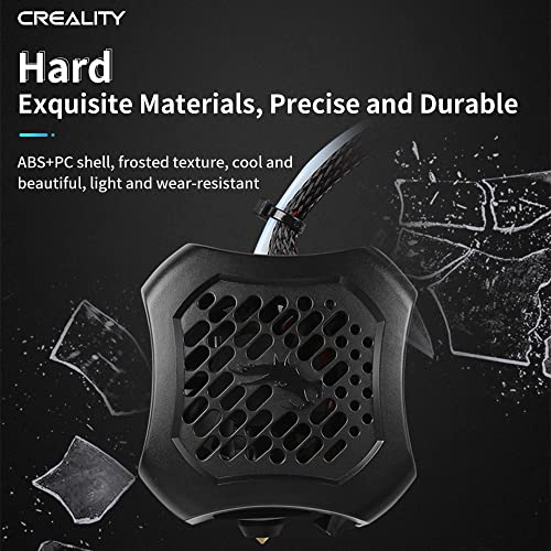 Creality Official Ender 3 V2 Full Hotend Kit, 3D Printer Assembled Extruder Kit with Capricorn Bowden PTFE Tubing, Dual Fans, Silicone Sock, Nozzle and ABS Shell for Ender 3 V2 3D Printer